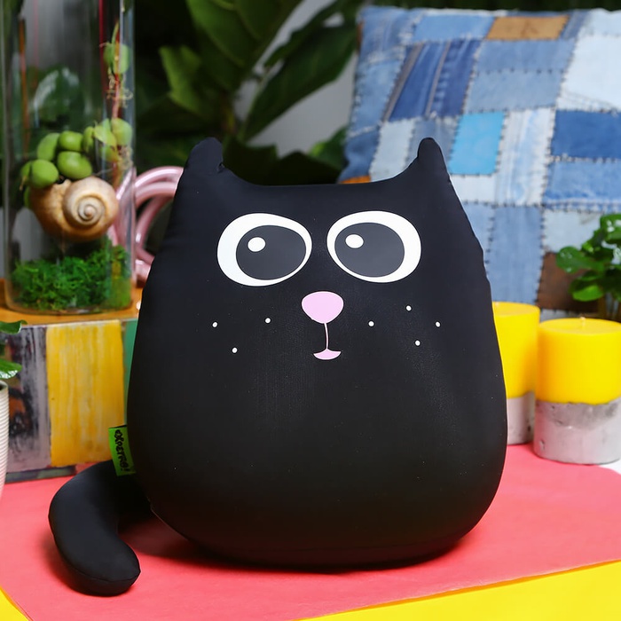 М'яка іграшка-антистрес Кіт Угольок