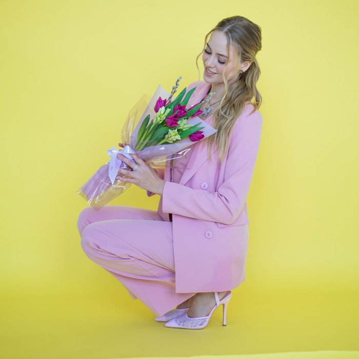 Букет весняний комплімент "Аромат гіацинта"