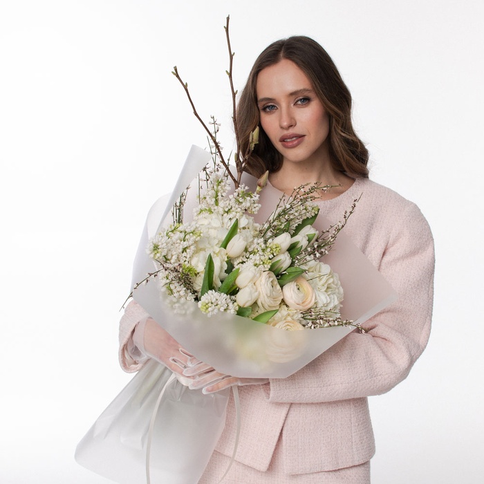 Букет "Білосніжний шик"
