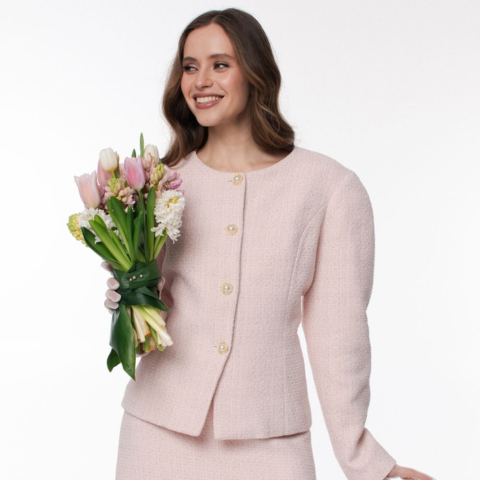 Букет з гіацинтами та тюльпанами "Подих весни"