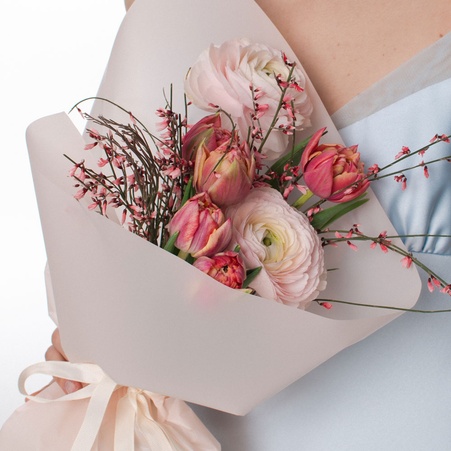 Букет комплимент "Цветы весны"