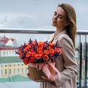 Квіти у коробці "Квіткова фантазія", M