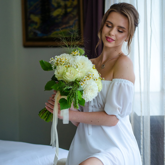 Букет невесты "Полевой"