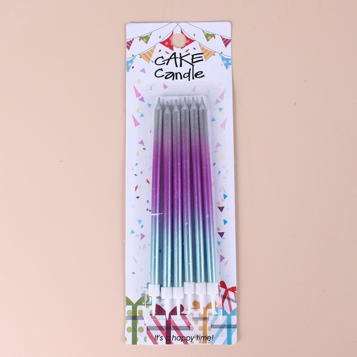 Свечи для торта перламутровые