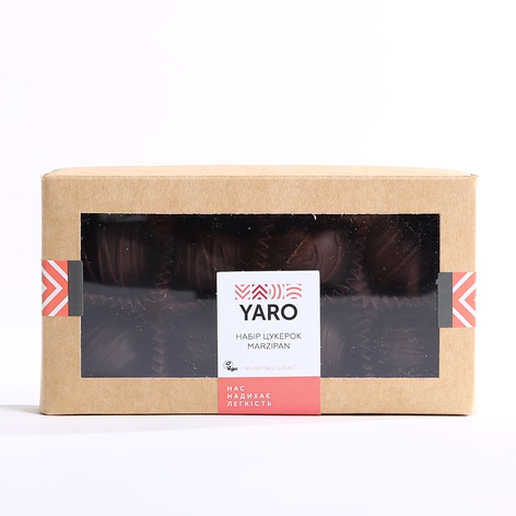 Цукерки з марципаном від YARO