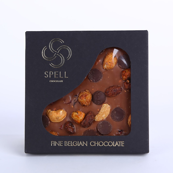 Шоколад молочний горіхове асорті від SPELL