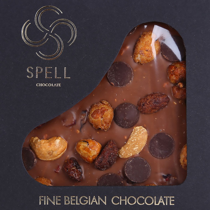 Шоколад молочний горіхове асорті від SPELL