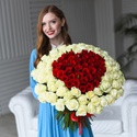 Букет "Горячее сердце"