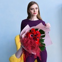 Букет "Романтичные анемоны"