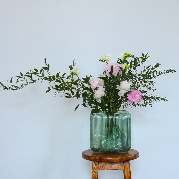 Букет в вазе "Цветочный шелк"