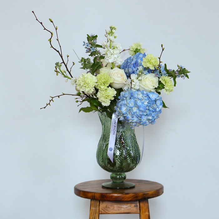 Букет у вазі "Ніжний баланс"