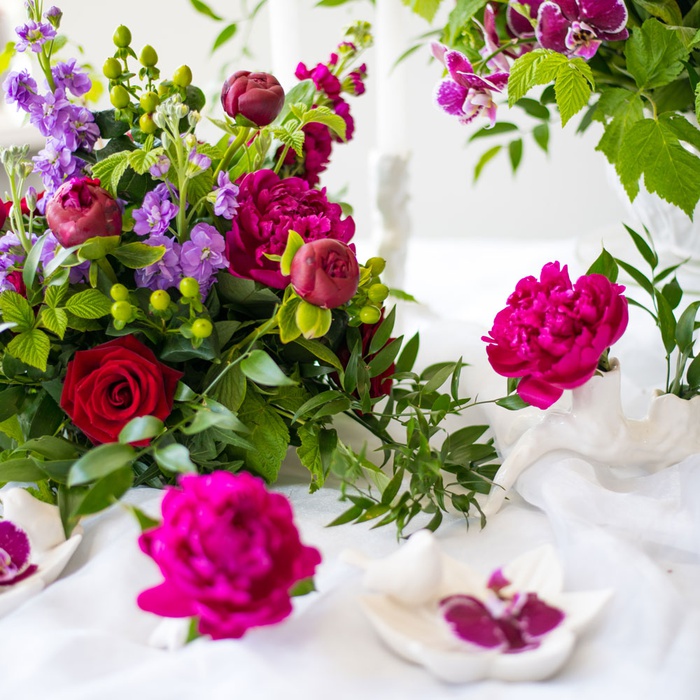 Весільне оформлення "Бордо"