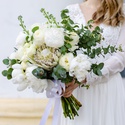 Букет невесты с протеей "Белая симфония"