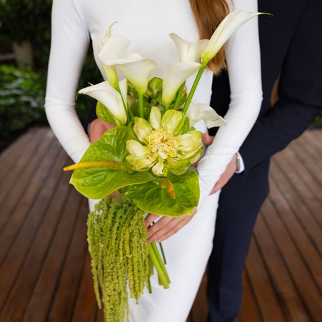 Букет невесты "Страстная принцесса"