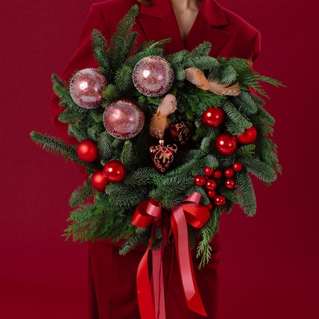 Композиція новорічний вінок &quot;Різдво&quot;