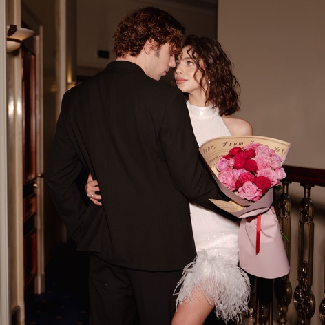 Букет із троянд "Джелатто", S