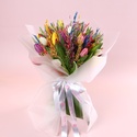 Букет с тюльпанами "Весеннее танго"
